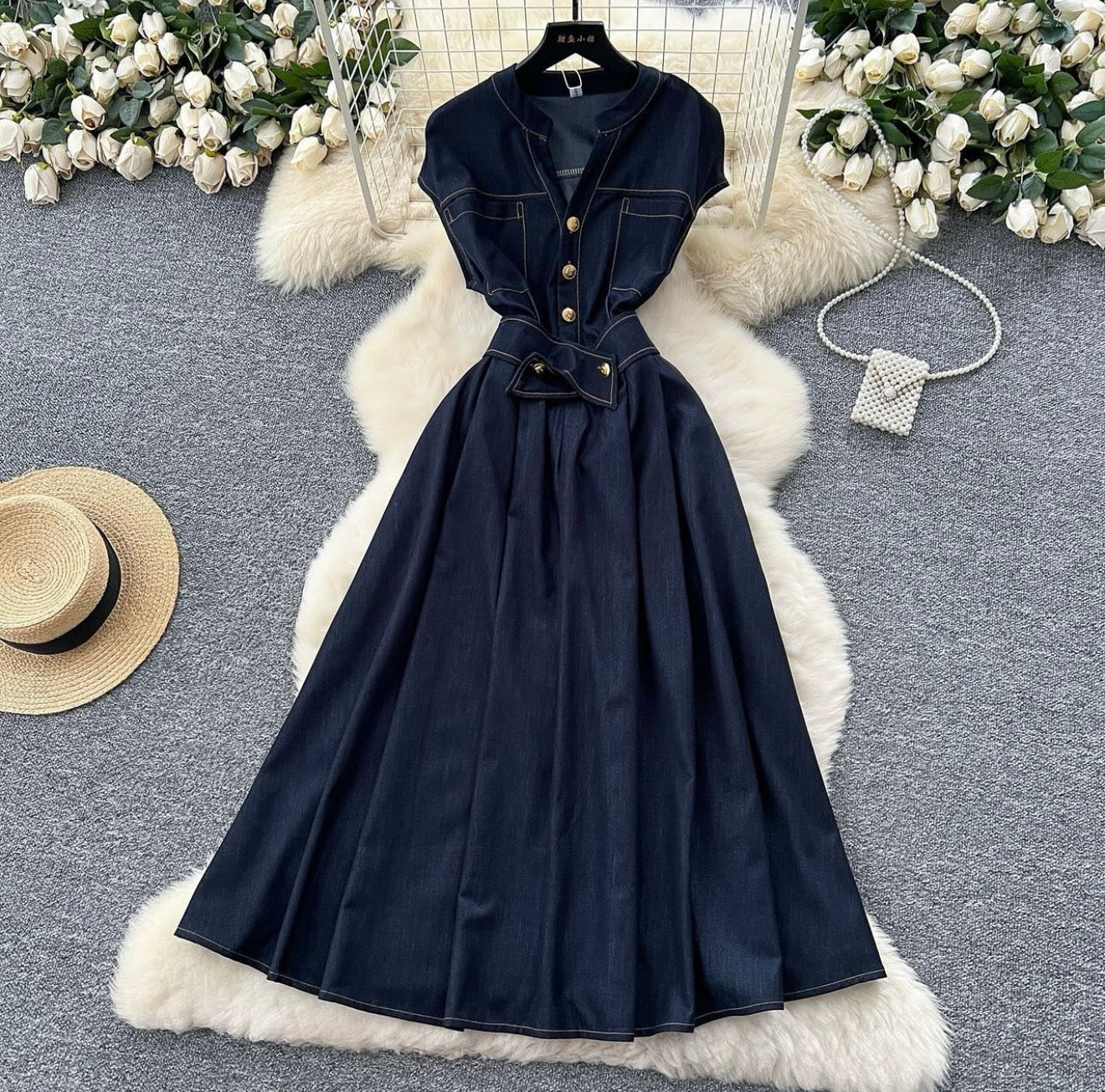 Natie Denim Dress