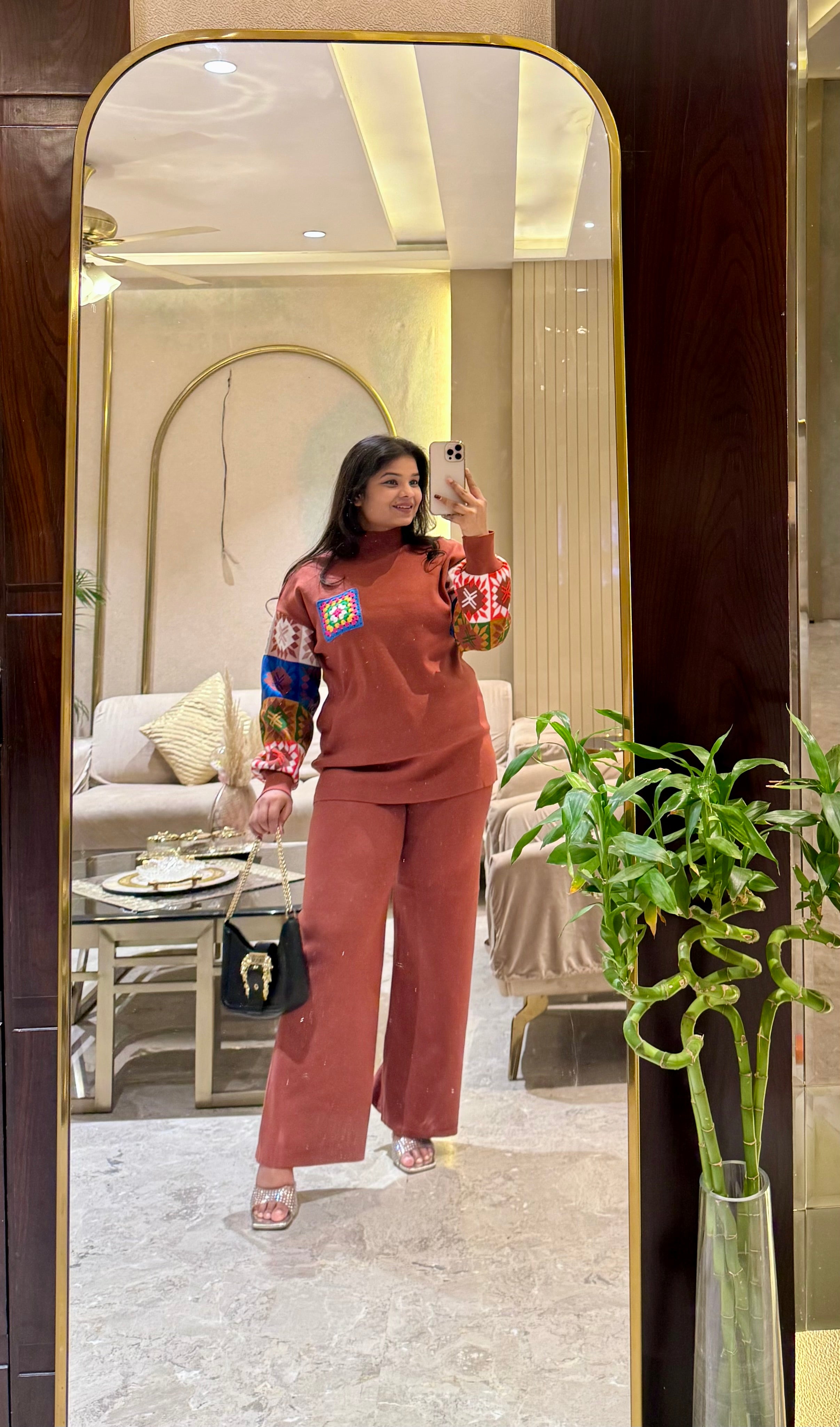 Raima Embriodery Coord Set