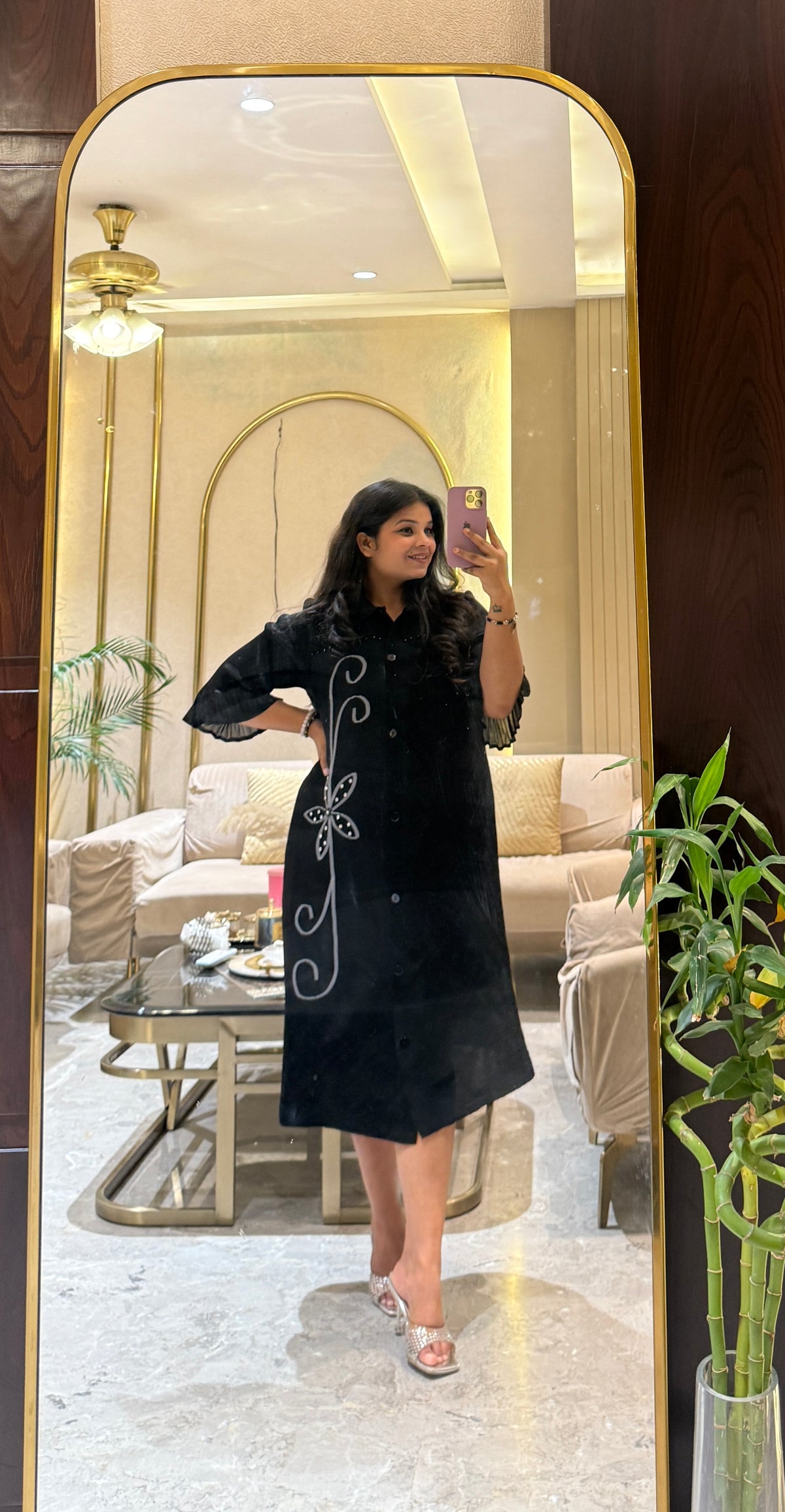 Nai Pleated Dress