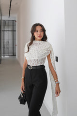 Sable Lace Blouse