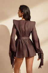 Roba Ruffle  Mini Dress