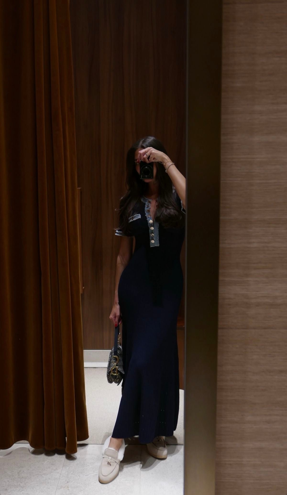 Parisian Chic Contrast Dress