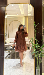 Terra Ruffle Luxe Dress
