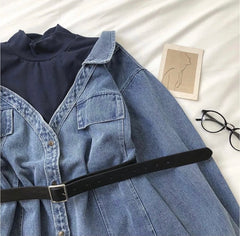 Hazel Denim Shirt Dress