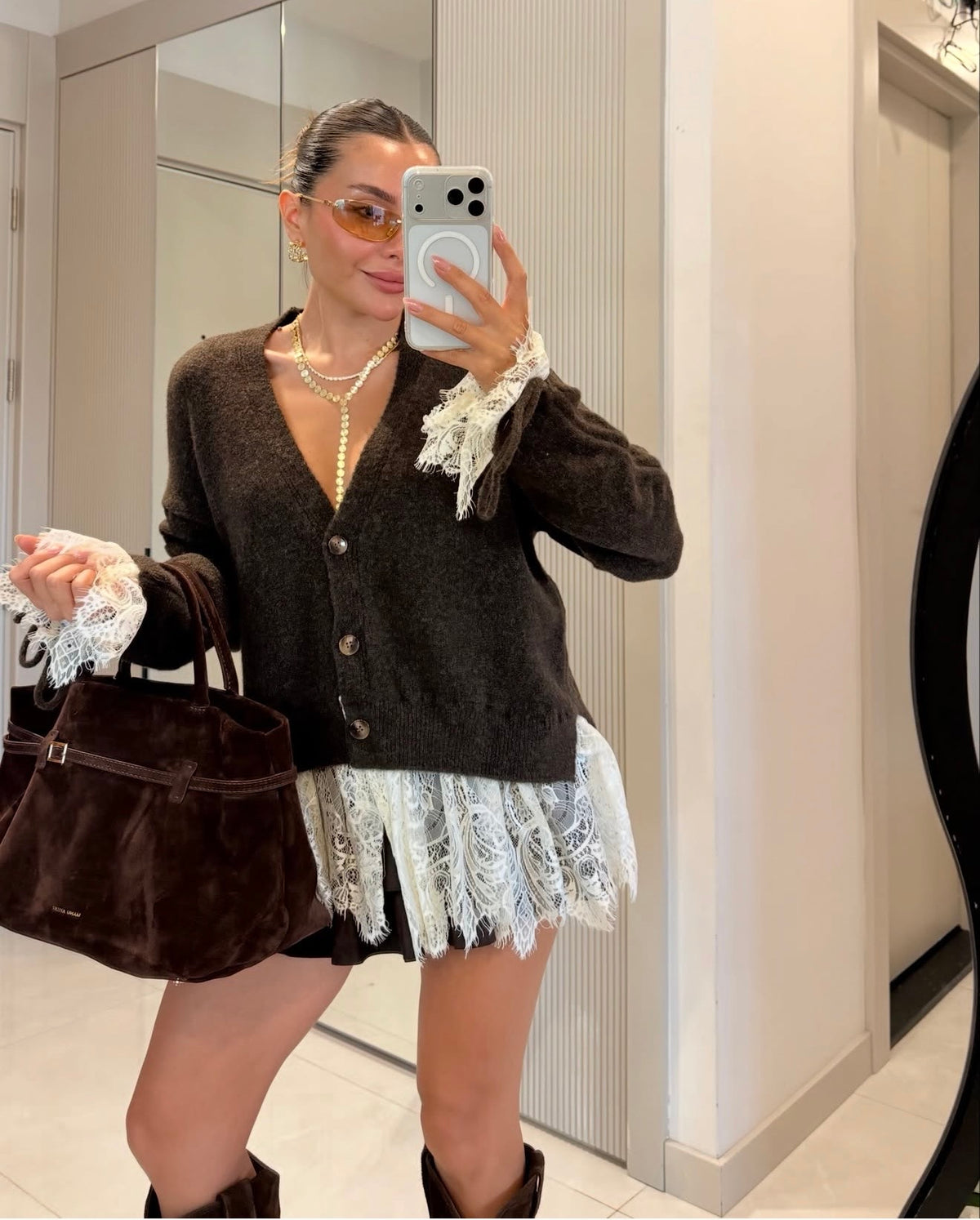 Knit Lace Blouse