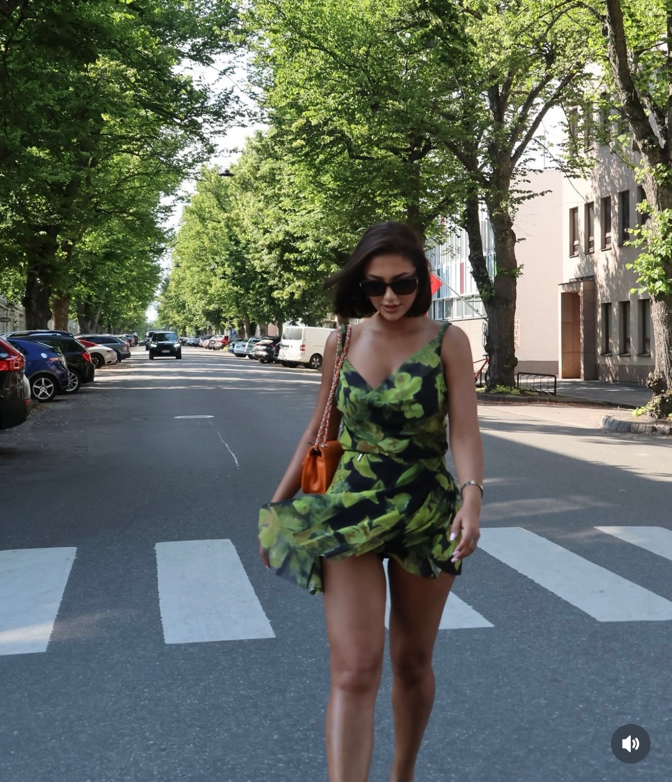 Floral Mini Tulle Dress