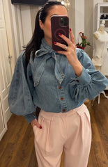 Kiya Denim Blouse