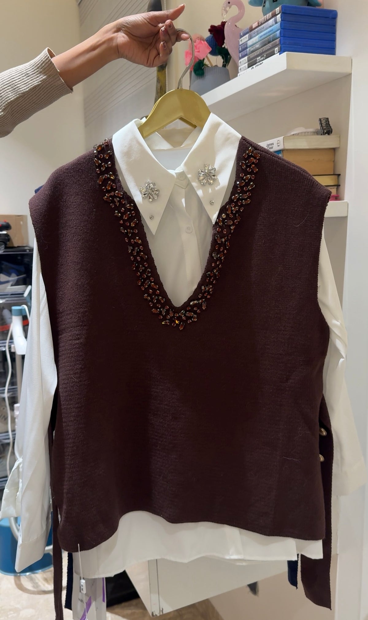 Embellish Vest Top Set