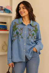 Ginny Denim Embellish Shirt