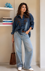 Raize Denim Embellish Shirt