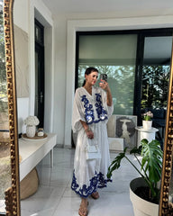 Zobra Embriodered Skirt Set