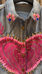 Zame Denim Embellish Shirt