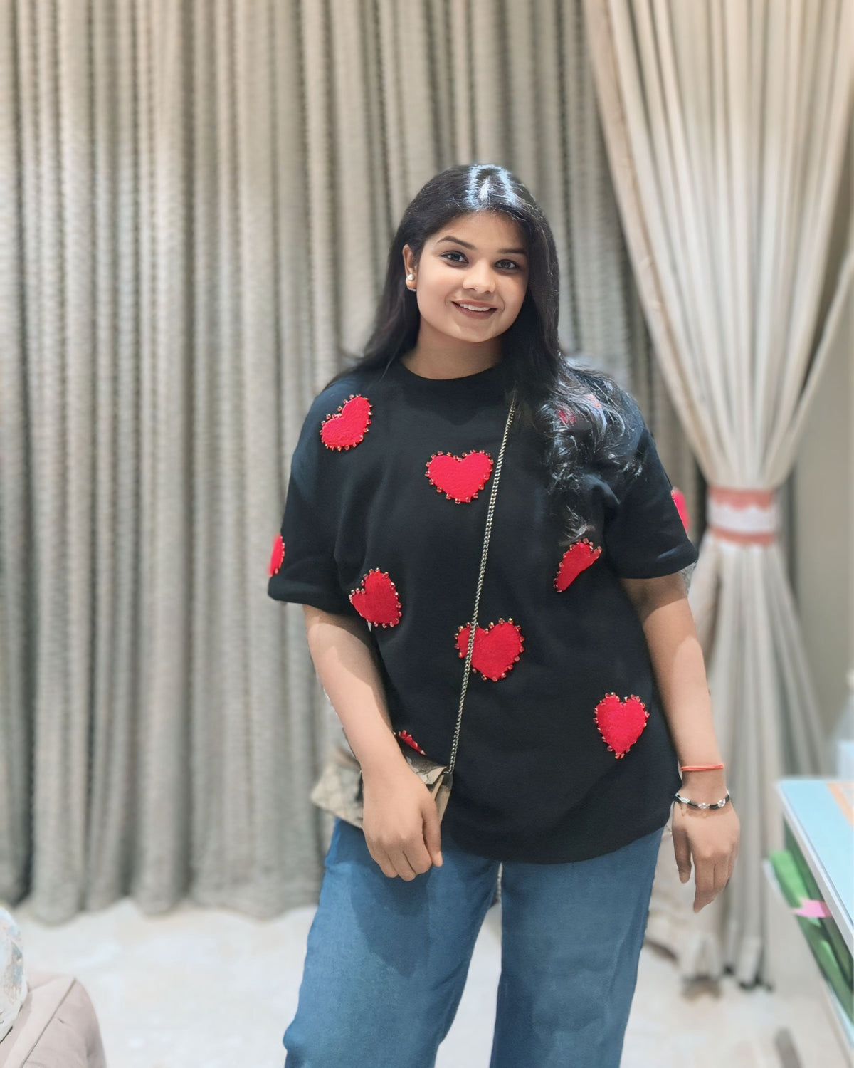 Heart Embellish Tshirt