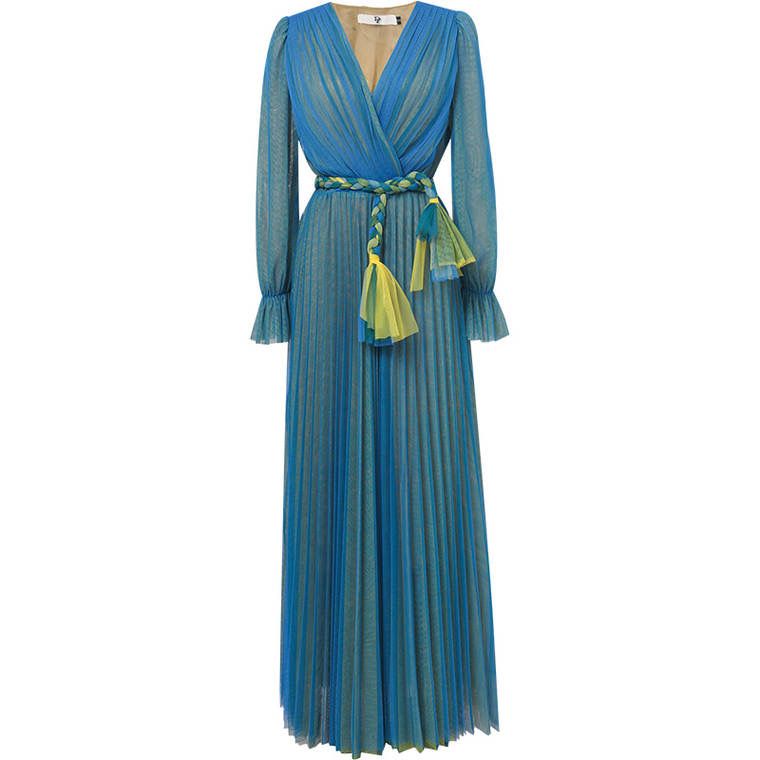 Samaira Dress ( Blue tone )