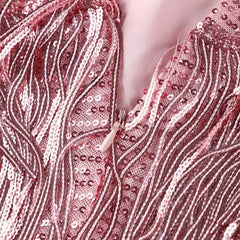 Odella Sequence Dress( Pink )