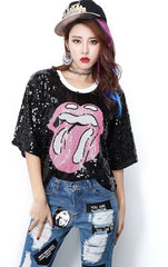 Sequined Tshirt