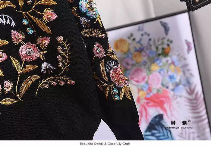 Sanya Luxury Embroidery Track Suit