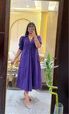 Hannah Dress ( Purple)