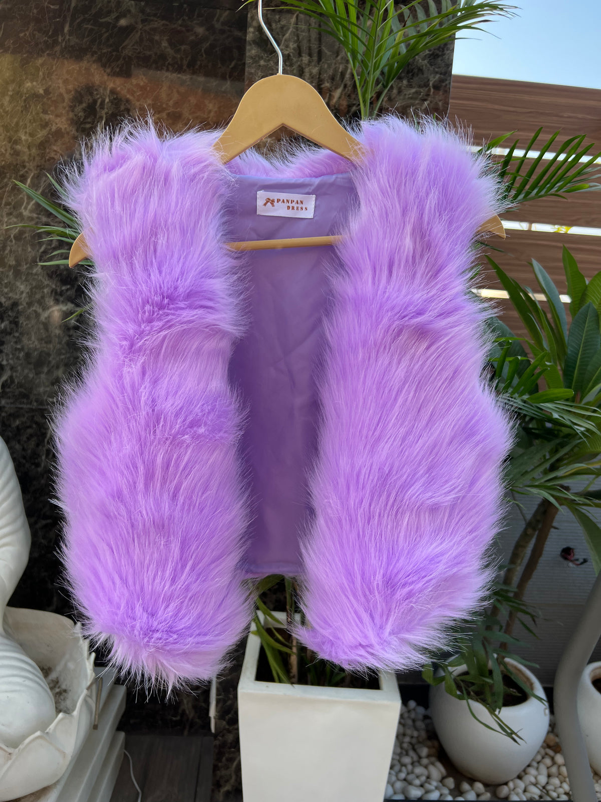 Lilac Fur Jacket