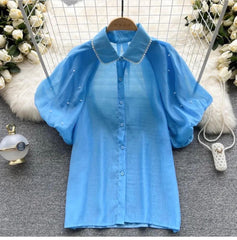 Lily organza top